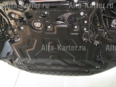 Защита алюминиевая Alfeco для картера и КПП Skoda Octavia A7 2013-2021